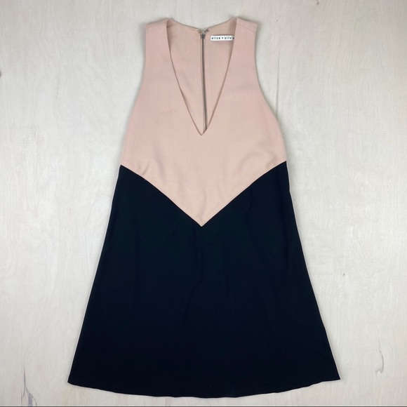 Alice + Olivia Maya Colorblock Racerback Dress - Picture 6 of 11